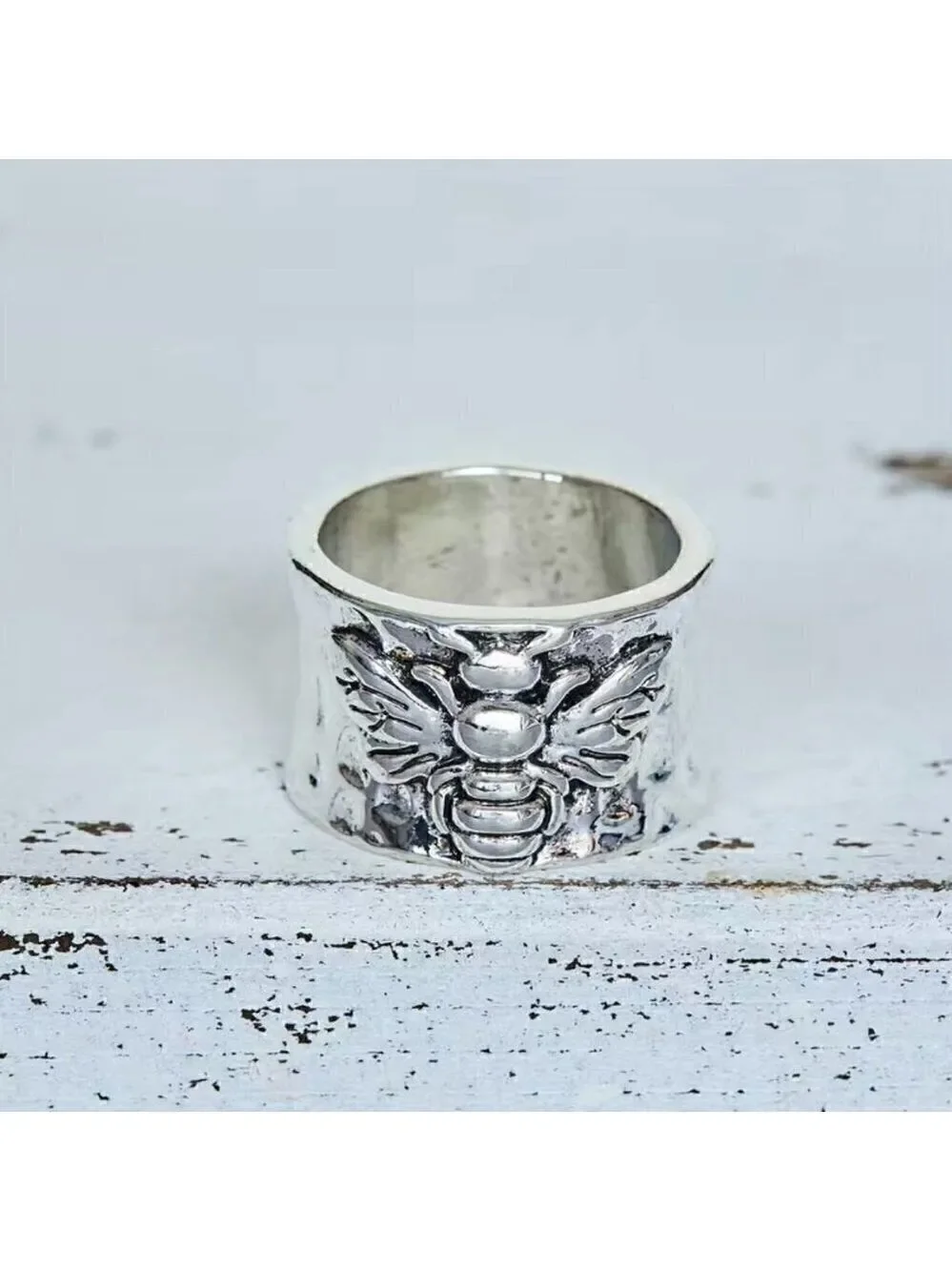 Boho Bumble Bee Band Ring #1135